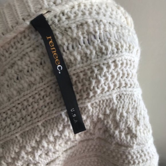 Renee C. Boho Thick knit cardigan with fringe - Picture 6 of 13